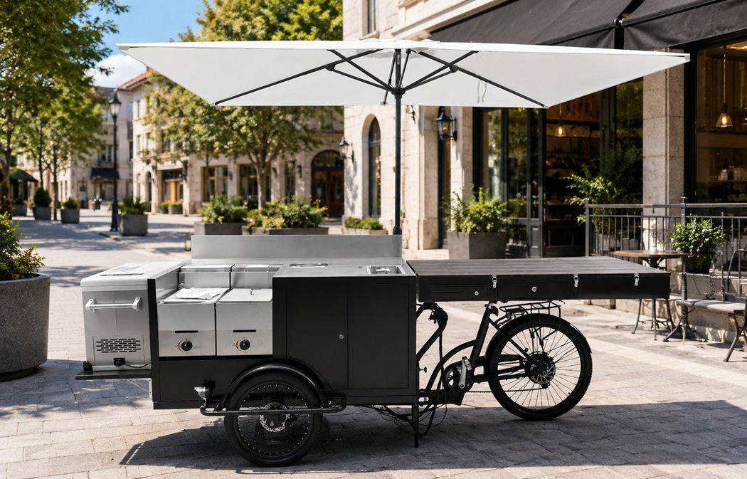 DQ270C  bike food cart